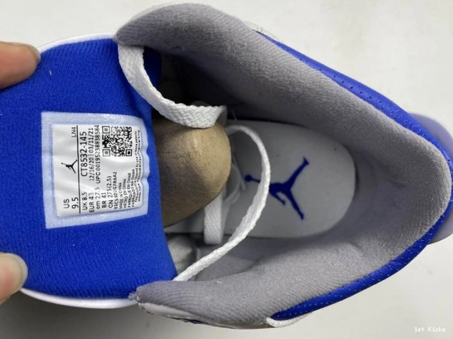 1st Kicks Shoes CT8532-145 Blue Racer 3 Jordan Air 0712